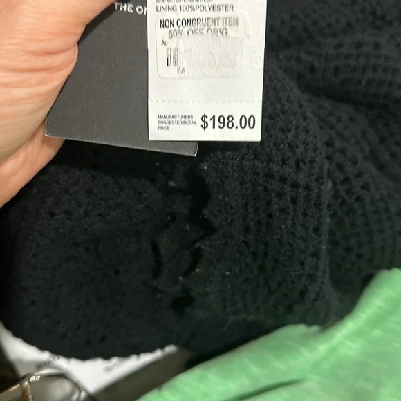 FRYE
Women's Mock-Neck Pointelle-Stitch Maxi Dress - Picture 9 of 9